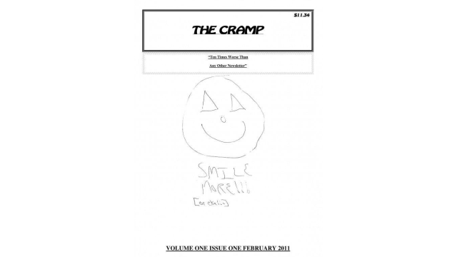 The Cramp: Volume 1, Number 1 by Dale A. Hildebrandt - Magic Ebooks