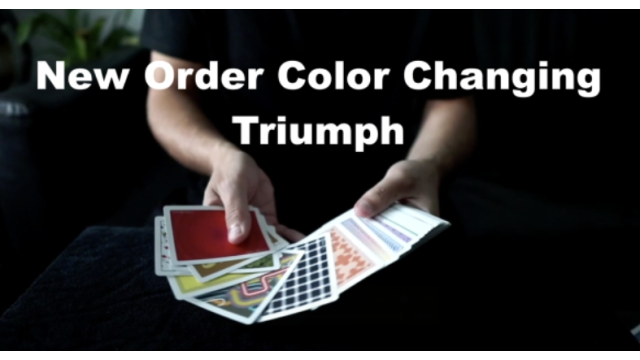 New Order Color Changing Triumph by Amory Ives Hermetz - Card Tricks