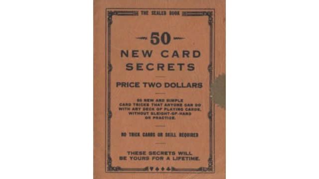 50 New Card Secrets by Frank La Fontaine and Dai Vernon - Magic Ebooks
