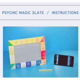 Psychic Magic Slate by Fabrice Delaure