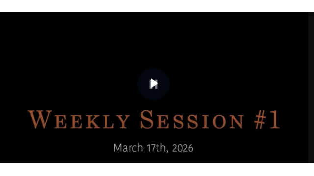 Helder Guimaraes – Weekly Session #1 (2026-03-17) - 2026