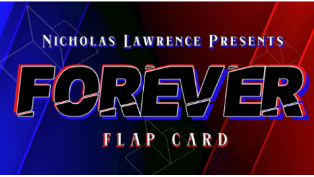 Forever Flap Card by Nicholas Lawrence (Card Not Included) - Card Tricks
