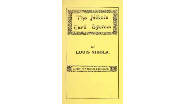 The Nikola Card System by Louis Nikola - Magic Ebooks