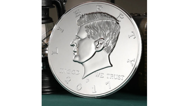 Mega Detachable Half Dollar Coin by N2G - Money & Coin Tricks