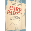 Card Party by J. G. Thompson Jr. & Ned Rutledge
