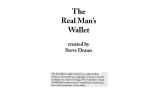 Real Mans Wallet by Steve Draun (PDF) Real Mans Wallet by Steve Draun (PDF)