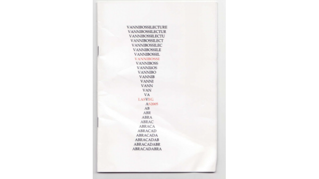 Note Di Conferenza 2005 by Vanni Bossi - Magic Ebooks