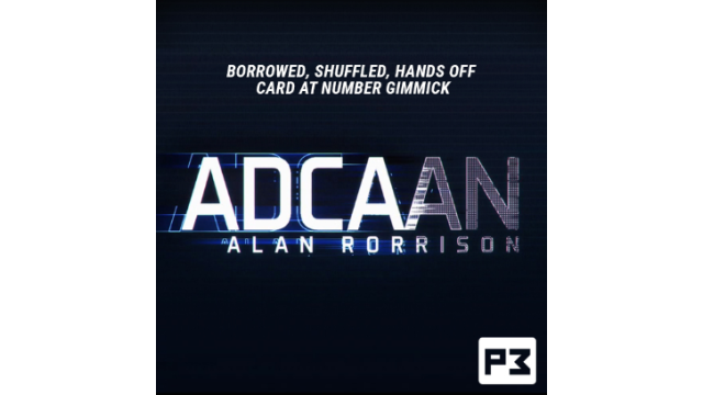 ADCAAN by Alan Rorrison - Card Tricks ADCAAN by Alan Rorrison - Card Tricks