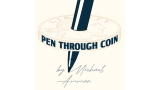 Pen Through Coin by Michael Ammar Pen Through Coin by Michael Ammar