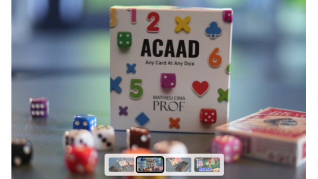ACAAD – Any Card at Any Dice by Mathieu Cima (English Explanation) - 2026 ACAAD – Any Card at Any Dice by Mathieu Cima (English Explanation) - 2026