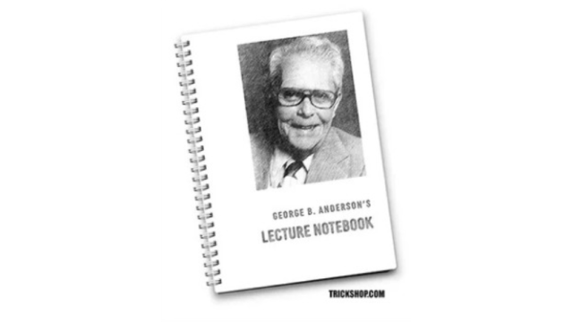 Lecture Notebook by George B. Anderson - Magic Ebooks