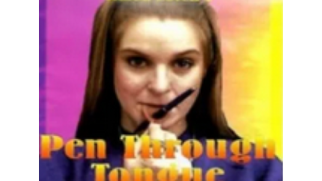 Pen thru tongue by Simon Lovell - Magic Ebooks Pen thru tongue by Simon Lovell - Magic Ebooks