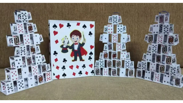 Bag card castle by N2G - Card Tricks