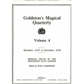 Goldstons Magical Quarterly Volume 4 (Dec 1937 – Sep 1938) by Will Goldston.
