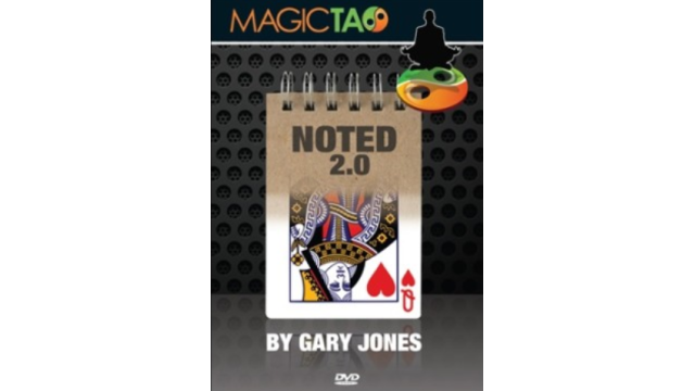 Noted 2.0 Red by Gary Jones and Magic Tao - Close-Up Tricks & Street Magic