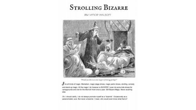 Strolling Bizarre by Vincent Wilson - 2026