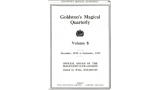 Goldstons Magical Quarterly Volume 5 (Dec 1938 – Sep 1939) by Will Goldston