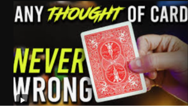 Lloyd Barnes – Any Thought Of Card - Card Tricks