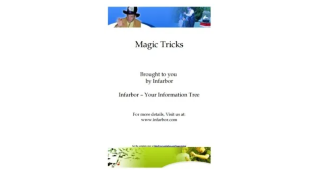 Magic Tricks by Infarbor - 2026 Magic Tricks by Infarbor - 2026