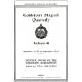 Goldstons Magical Quarterly Volume 6 (Dec 1939 – Sep 1940) by Will Goldston
