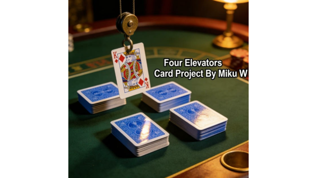 Four Elevators Card Project By Miku W - Card Tricks