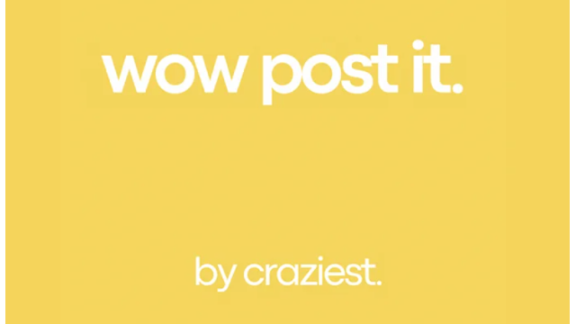 Craziest - Wow Post-It - 2026 Craziest - Wow Post-It - 2026