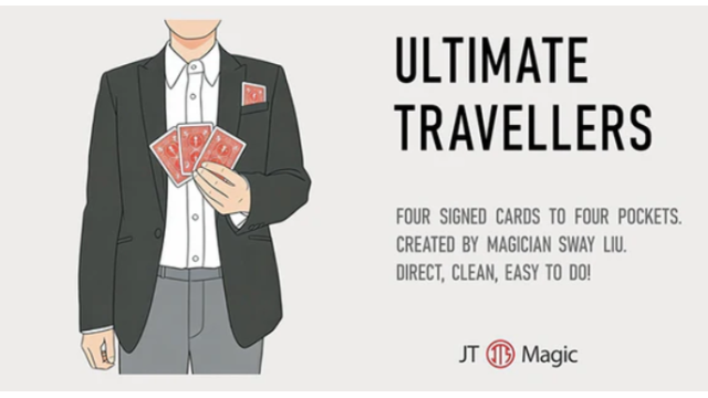 Ultimate Travelers by Sway Liu and JT Magic - Card Tricks