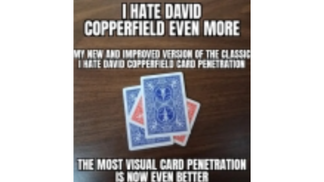 I hate David Copperfield even more by Alfonso Solis - Card Tricks I hate David Copperfield even more by Alfonso Solis - Card Tricks