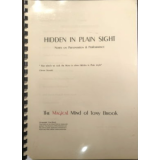 Hidden in Plain Sight by Tony Brook