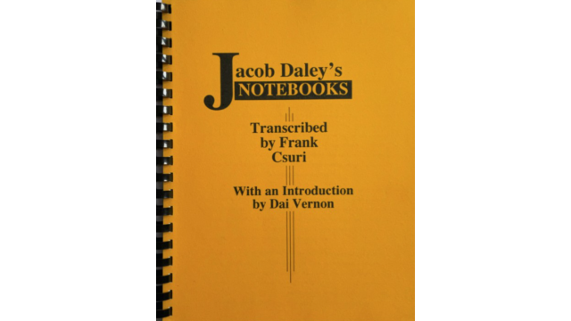 Dr Jacob Daleys – Notebooks - 2026