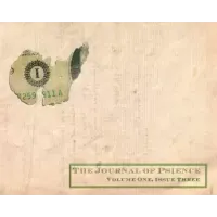The Journal of Psience by Michael Weber ( (Vol 1 – Issue 3)