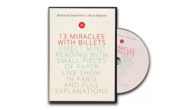 13 Miracles With Billets by Richard Osterlind - Mentalism