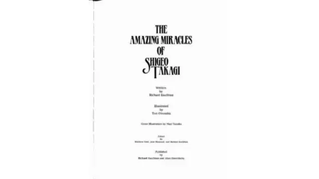 Amazing Miracles Of Shigeo Takagi by Shigeo Takagi