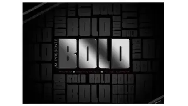 The Bold Project 3 by Justin Miller