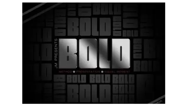 The Bold Project by Justin Miller