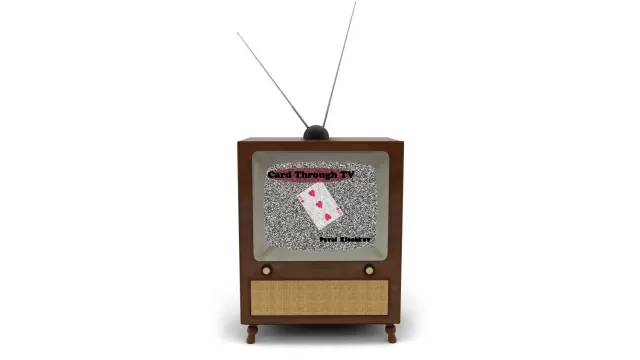 Card Through Tv by Pavel Klochkov