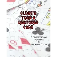 Close's Torn And Restored Card by Michael Close