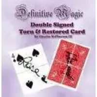 Definitive Double Signed Torn Restored Card