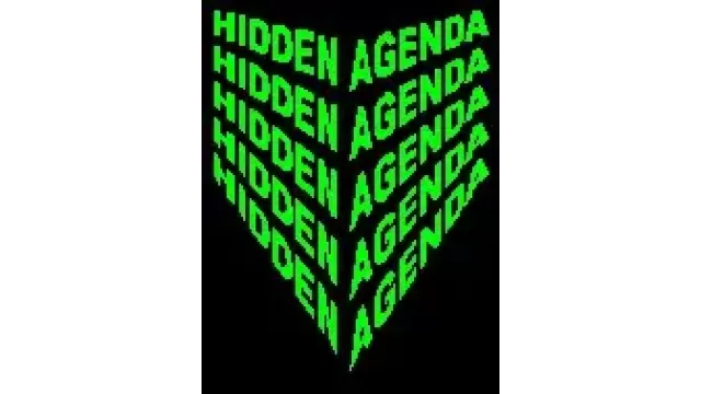 Hidden Agenda by Peter Duffie