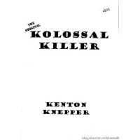 Kolossal Killer by Kenton Knepper