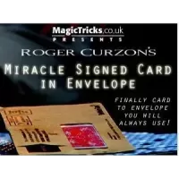 Miracle Signed Card In Envelope by Roger Curzon