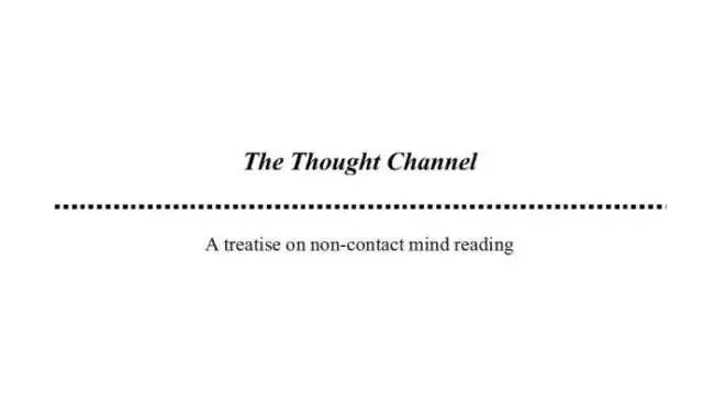 The Thought Channel by Jerome Finley