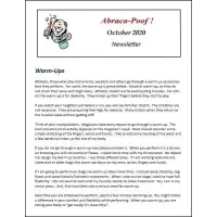 Abraca-Poof October 2020 by Brian T. Lees