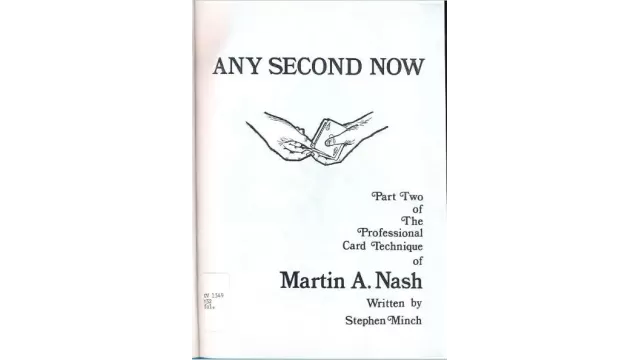 Any Second Now by Martin A. Nash