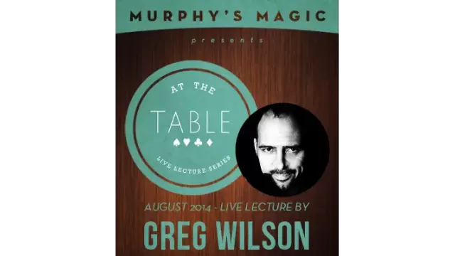 At The Table Live Lecture Greg Wilson