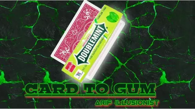 Card To Gum by Arif Illusionist