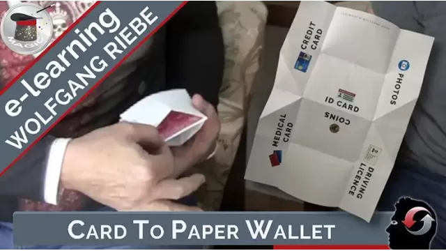 Card To Paper Wallet by Hans Trixer/Wolfgang Riebe
