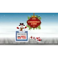 Christmas Card (Video+Pdf) by Esya G