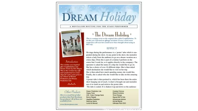 Dream Holiday by Paul Romhany