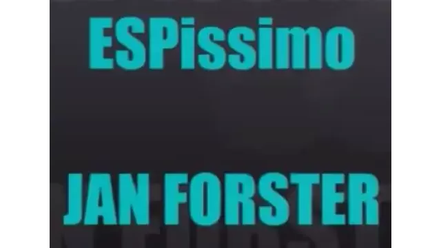 Espissimo by Jan Forster
